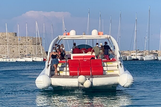 4 Hour Beach Tour with Meal and Unlimited Drinks in Rhodes - A 4-Hour Rhodes Boat Escape, Done the Practical Way