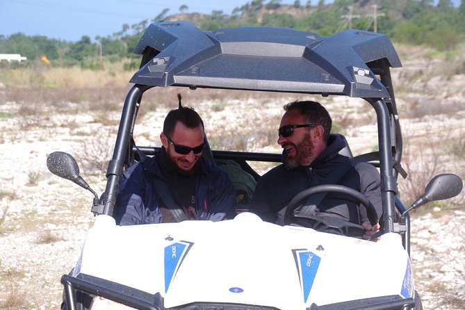 4x4 Buggy Adventures - Off-road Polaris Experience - The tasting stop: honey, olive oil, fruit, and where cash helps