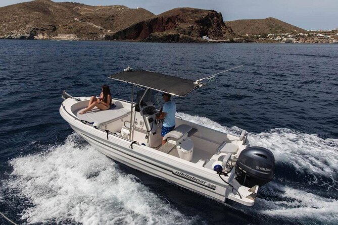 5 Hours Boat Rental in Santorini - The boat handoff at Vlichada: training, not just paperwork