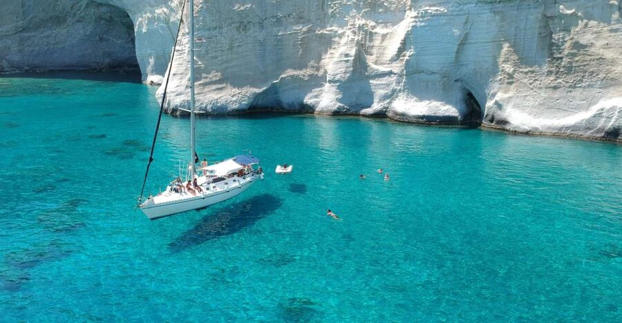 Adamantas: Milos Sightseeing Sailboat Cruise - Key highlights that make this Milos sailboat day different