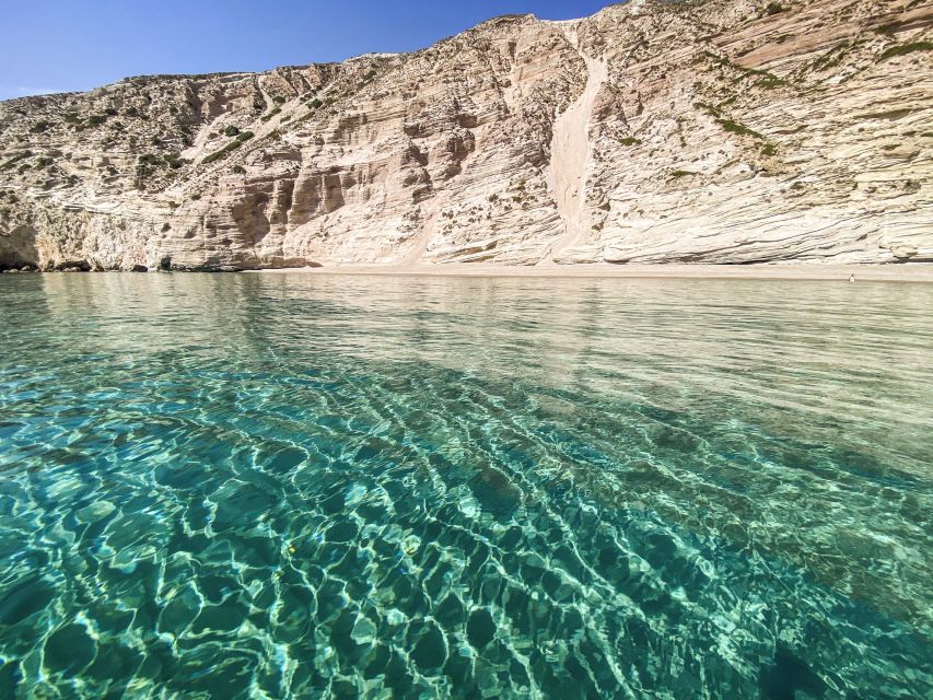 Adamas: Milos & Polyaigos Full-Day Sailboat Tour with Lunch - Thiorichia and Gerakas: remote-feeling beaches that reward the ride