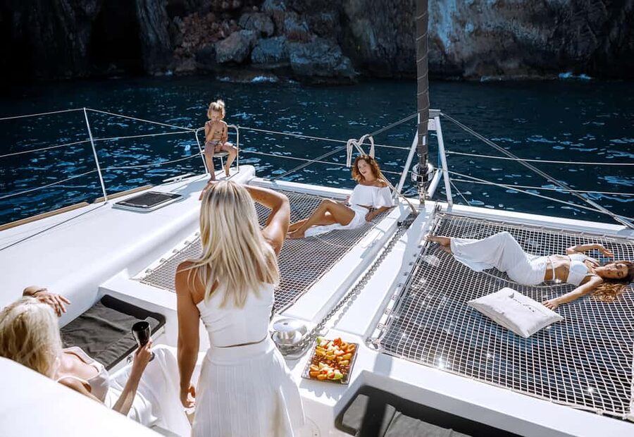 Ag.Nikolaos: Catamaran Trip with Sushi, Drinks, & Water Toys - My take: should you book DanEri’s Agios Nikolaos catamaran day?
