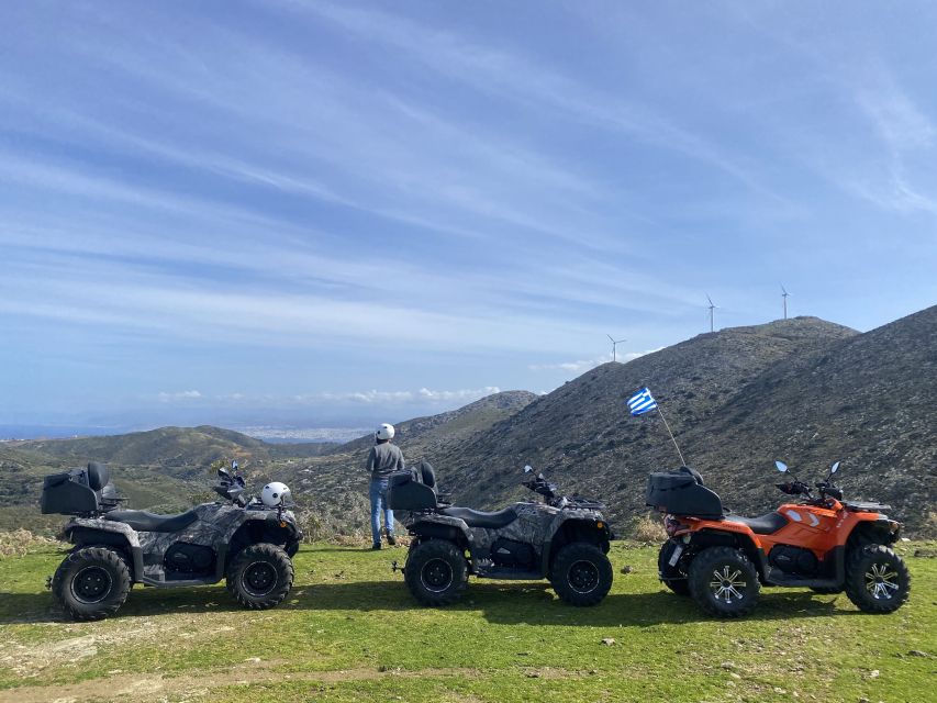 Agia Pelagia Crete Quad Bike authentic backland Tour - Meeting Stan at Quad Safari Peninsula, then getting geared up