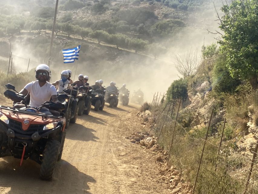 Agia Pelagia Crete Quad Bike authentic backland Tour - Achlada village time: oranges, handicrafts, a guided walk, and a snack stop