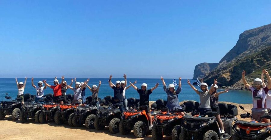 Agia Pelagia Crete Quad Bike authentic backland Tour - The driving lesson that makes a beginner quad tour actually feel doable