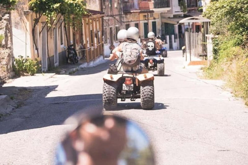 Agios Gordios: Corfu ATV Quad Tour with Lunch at Pink Palace - Entering The Pink Palace: meeting, gear, and your first 20 minutes