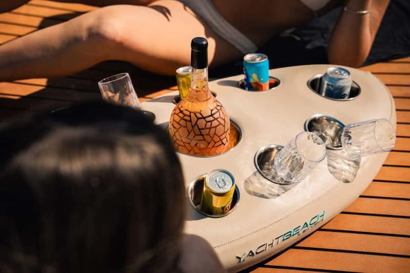 Agios Nikolaos: Sailing Trip Catamaran Lunch and Water Toys - Lunch onboard and the drink situation you’ll actually care about