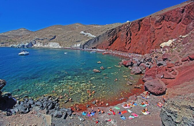Archaeological Bus Tour to Akrotiri Excavations & Red Beach - Key things to know before you go