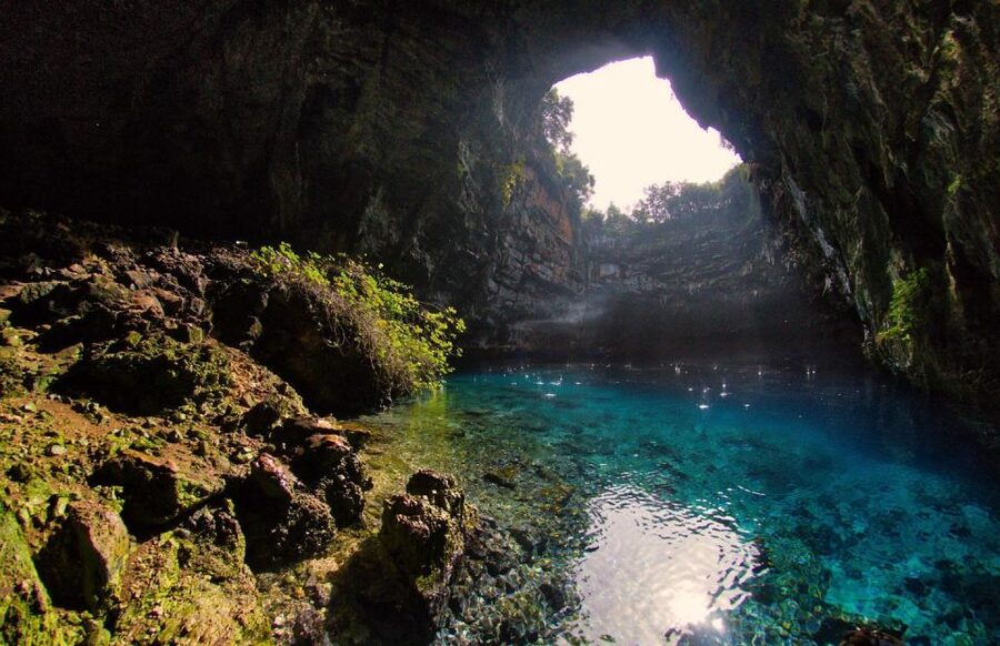 Argostoli: Explore Fiskardo, Myrtos Beach, Melissani Cave - Assos village and a swim in a pebbly, glassy bay
