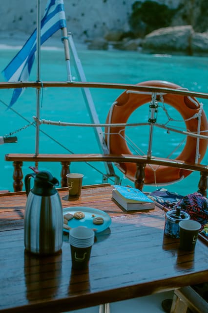 Argostoli: Full-Day Boat Trip with Lunch & Wine - Vardiani Islands: the longer swim window plus Mama Angelika’s moussaka