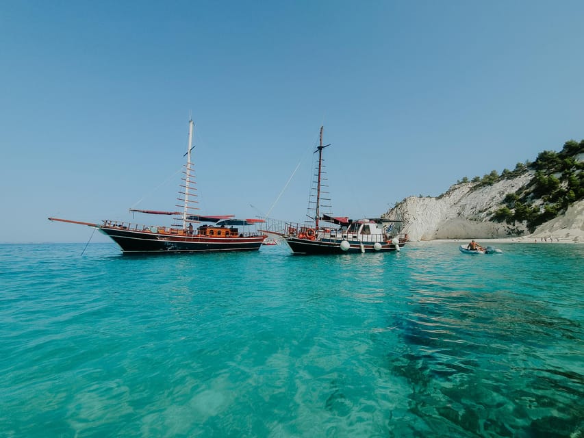 Argostoli: Full-Day Boat Trip with Lunch & Wine - Lunch and drinks onboard: what is included, and what costs extra
