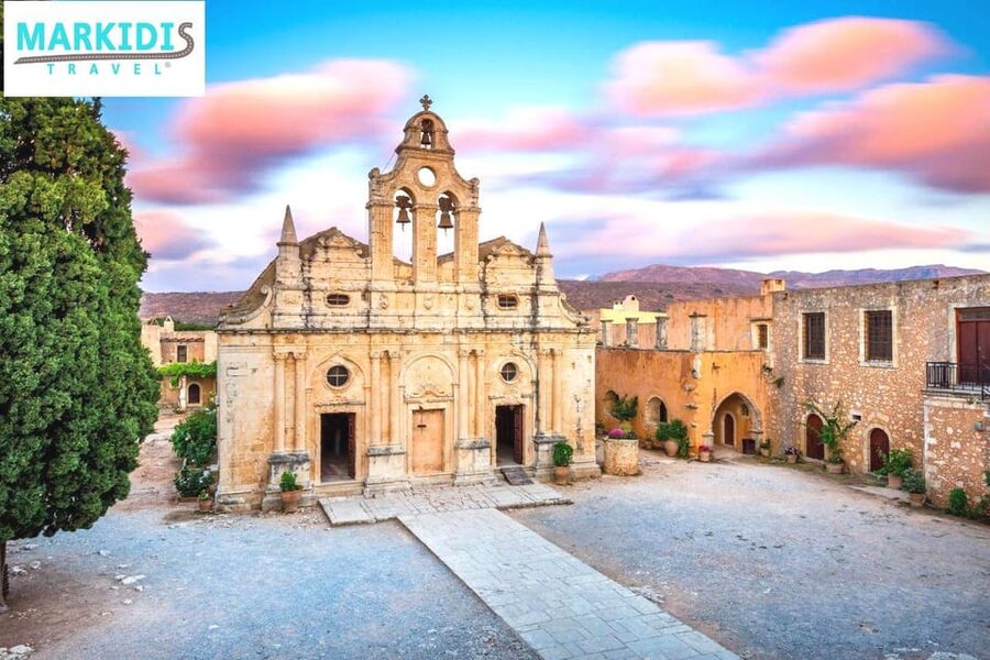Arkadi, Melidoni, Margarites Half day - Arkadi Monastery: one hour at one of Crete’s oldest