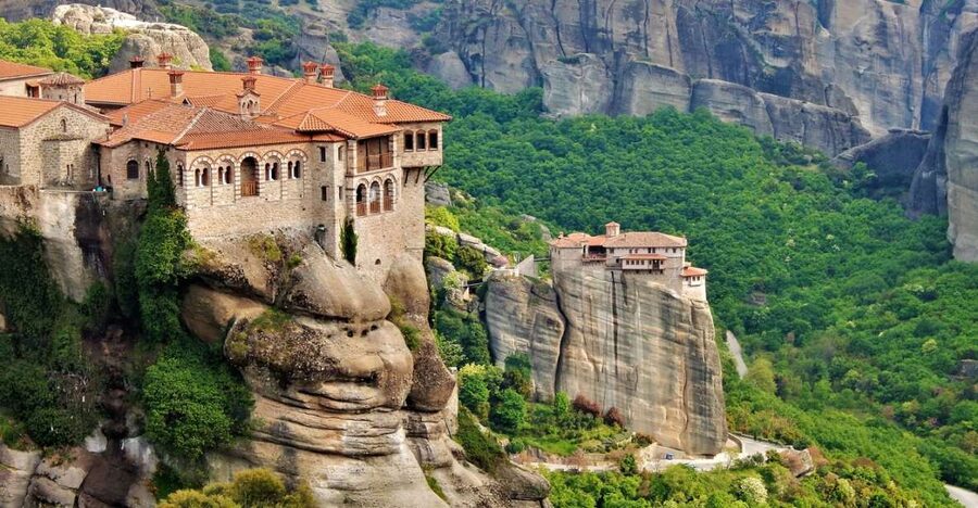 Athens: 2 Days in Meteora with 2 Guided Tours and Hotel Stay - Day 1: Athens to Kalabaka, clifftop monastery time, and the Byzantine Church in town