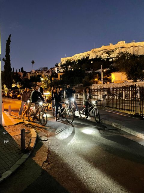 Athens: 2-Hour Highlights Tour by E-Bike After Sunset - Getting rolling: the start point near Thisseio Metro
