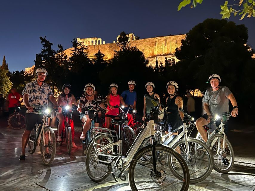 Athens: 2-Hour Highlights Tour by E-Bike After Sunset - Hadrian’s Arch and the lights along key central sights