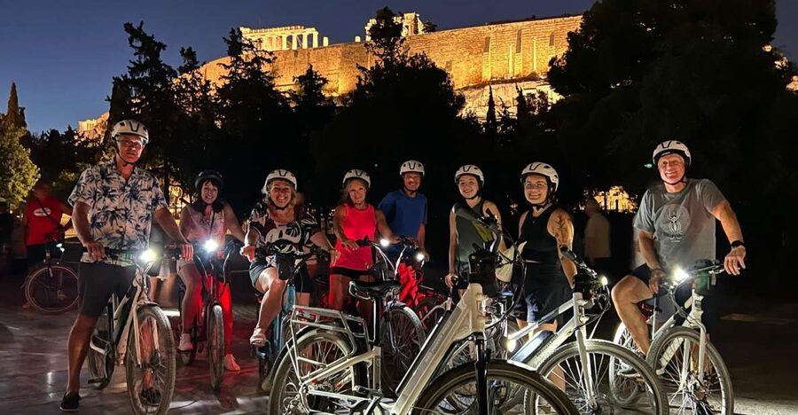 Athens: 2-Hour Highlights Tour by E-Bike After Sunset - E-bike practicalities: how the ride feels and who it suits