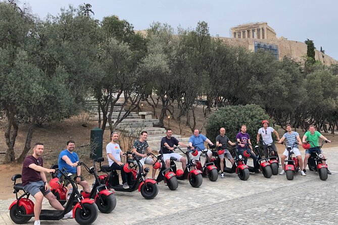Athens Acropolis Official E-Scooter Guided Tour Fat E-Bike - What you get before you roll: helmets, water, and the right ride setup