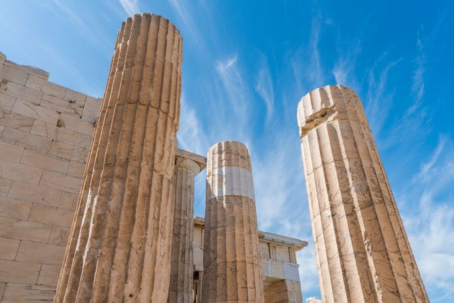 Athens: Acropolis Tour with Licensed Guide - Photo Stops Over Athens, Plus How to Handle Heat and Uneven Stone