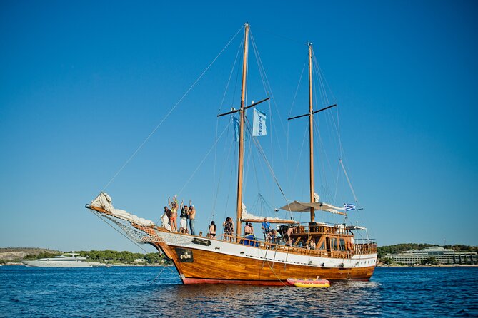 Athens: All Day Cruise to Agistri Moni Aegina with Lunch & Drinks - Stop 1: Agistri for Turquoise Water, Beaches, and a Bike Option
