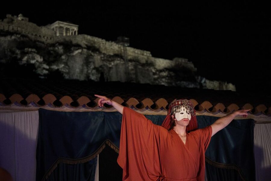 Athens: Ancient Greek Theater Performance - Koilon Theater and the Plaka stairs: getting oriented fast