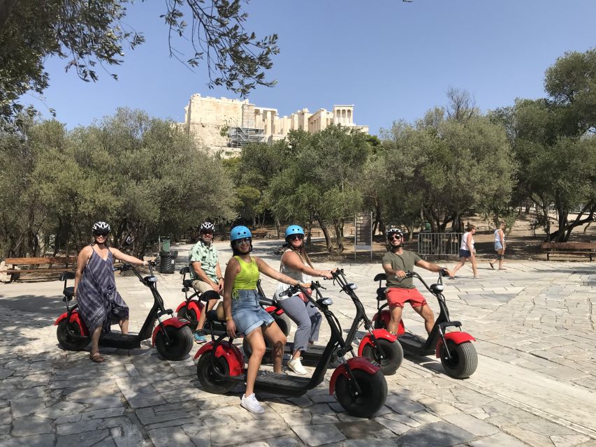 Athens: Award-Winning Acropolis Guided e-Scooter Tour - Thiseio, Thissio Flea Market Break, and Temple of Hephaestus