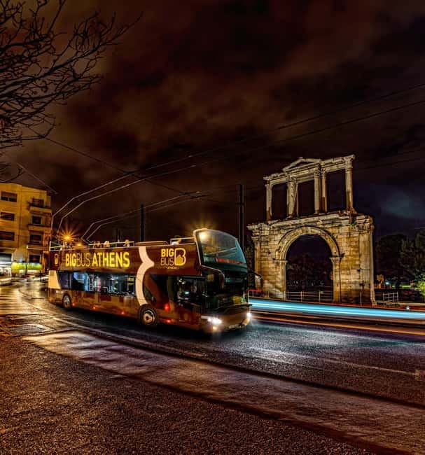 Athens: Big Bus Live-Guided Night Tour by Open-Top Bus - Where to meet near Parliament, and how early you should arrive