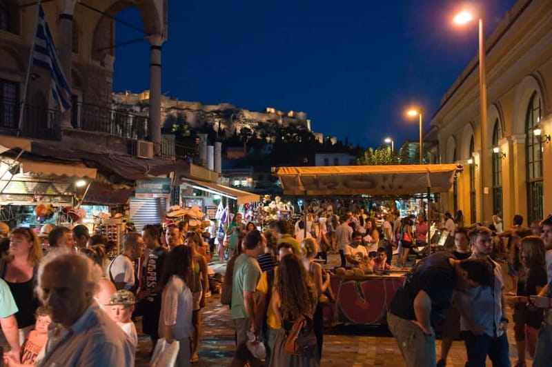 Athens by Night: Social Walking Tour to Meet, Connect, & Explore - Academy of Athens and the National Library photo stop