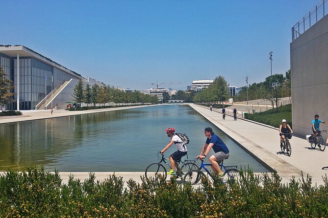 Athens City and Sea bike tour - Stavros Niarchos Cultural Centre, Renzo Piano’s modern contrast