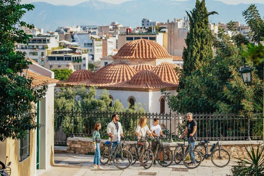 Athens: City Electric Bike Tour with Acropolis Visit Option - Thiseio and Temple of Hephaestus: Ancient Athens by Bike