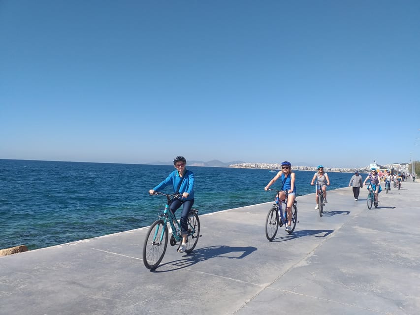 Athens: City & Sea Bike Tour - Kalamaki Beach Break: Swim, Walk, and Eat Like a Local for a Half Hour