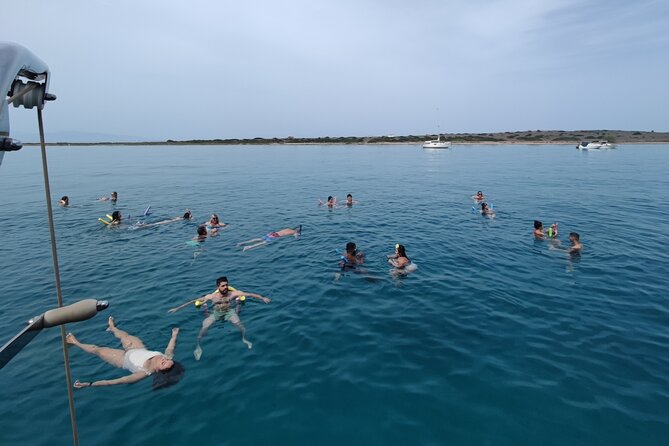 Athens cruise: Agistri, Moni/Metopi, Aegina with lunch & drinks - Moni or Metopi Anchored Swim Stop: Snorkeling Gear, Clear Water, and Lunch Right There