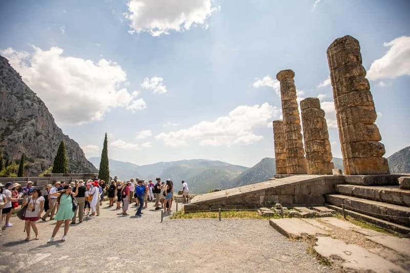 Athens: Delphi Day Tour with Museum & Arachova Village Visit - Delphi Archaeological Site: Temple of Apollo and the Oracle Area