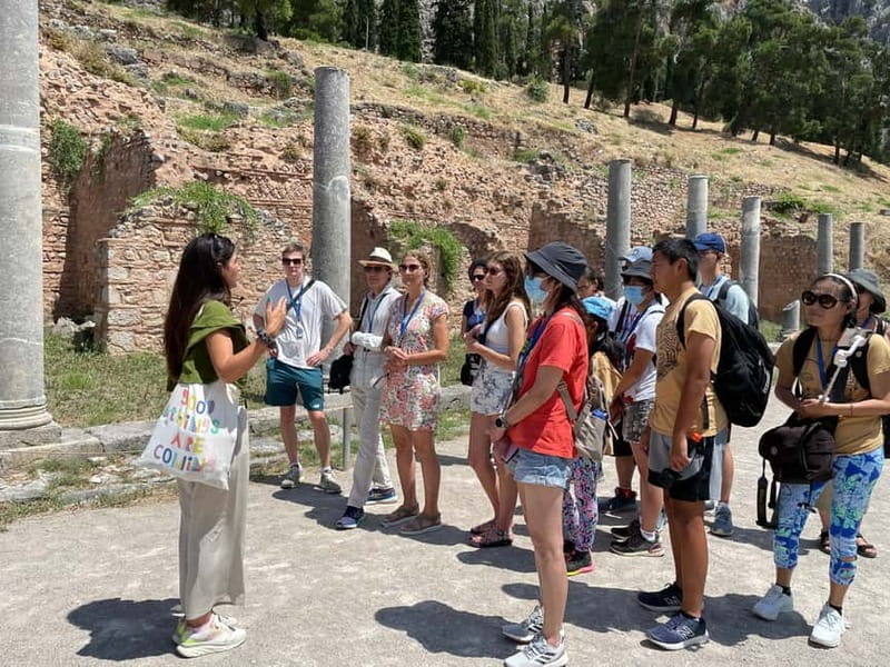 Athens: Delphi Oracle & Museum Tour with a Licensed Guide - The coffee break and the ride through myth territory
