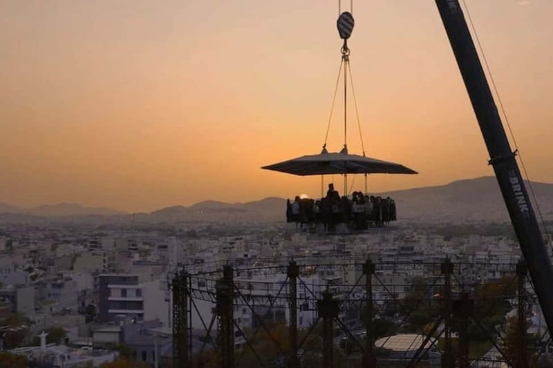 Athens: Dinner in the Sky Experience - Meeting at Technopolis Park, and how to avoid the first 10 minutes panic