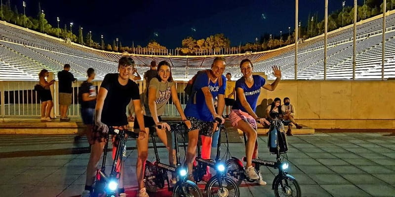Athens: Discover the City Electric Bike Night Tour - Getting started near Praxitelous 22, bike setup, and what to watch for