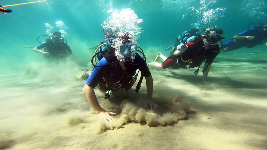 Athens East Coast: Discover Scuba Diving in Nea Makri - Marine life in Schinias Bay, plus one real-world comfort tip