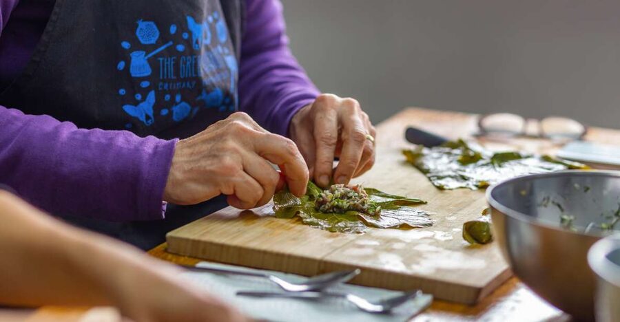 Athens: Food Market Visit and Cooking Class with Wine - Wine, the Greek digestive liquor, and the full meal experience