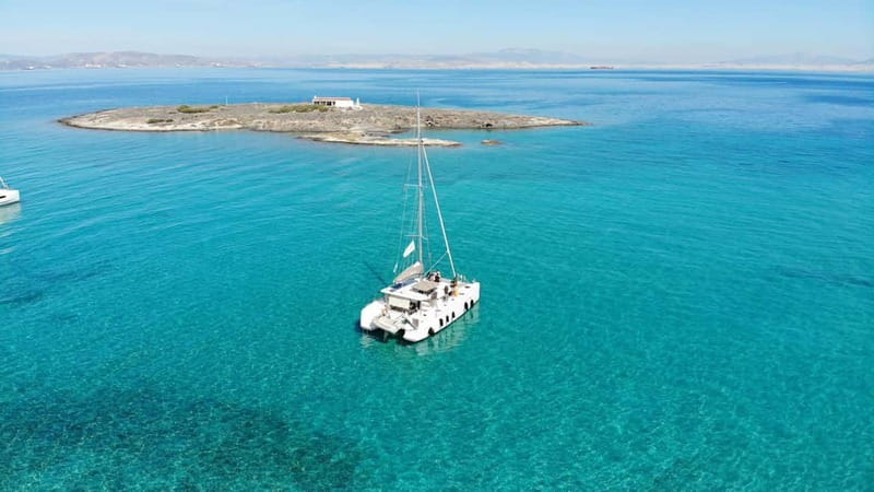 Athens: Half-Day Morning Catamaran Cruise with Meal & Drinks - Sailing the Athenian Riviera Toward Vouliagmeni Bay