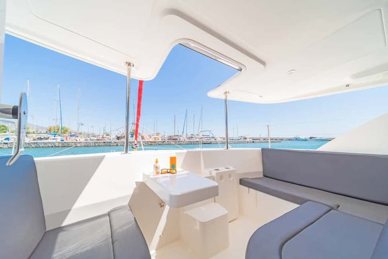 Athens: Half-Day Sunset Catamaran Cruise with Meal & Drinks - How the crew makes (or breaks) a boat day