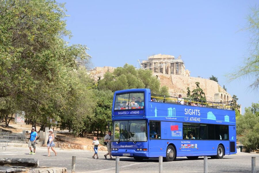 Athens: Hop-On Hop-Off Bus and Acropolis Museum Ticket - Athens Highlights Route: Plaka, Syntagma, Hadrian, and Zeus