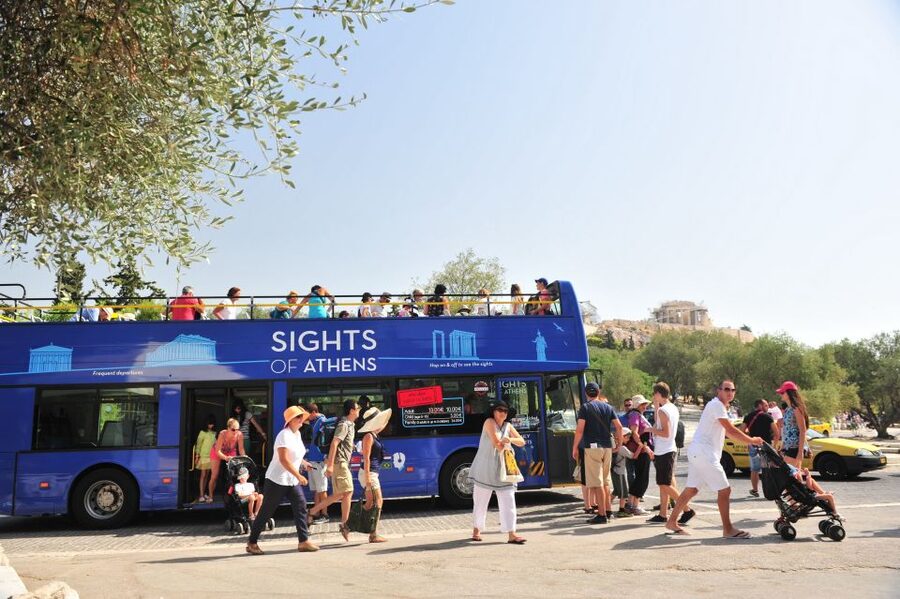 Athens: Hop-on-Hop-off Bus and Cape Sounion Sunset Tour - Your Athens base: how the hop-on-hop-off blue bus helps you pace a short stay