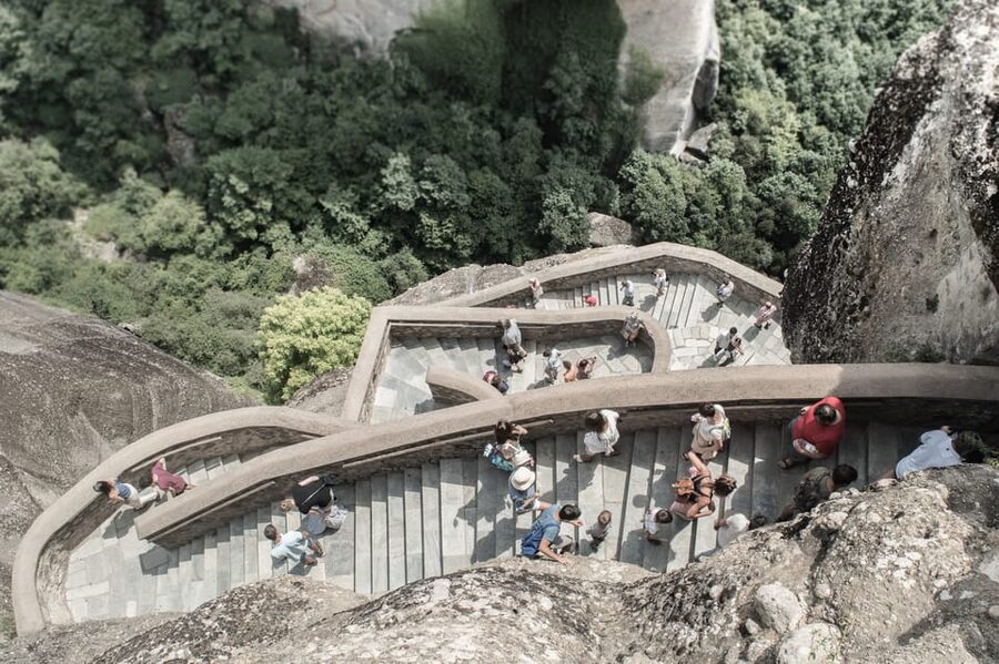 Athens: Meteora Day Trip with Central Pickup & Audio Guide - Entering Two Monasteries: What You’ll See, What’s Not Included, and the Stairs Reality