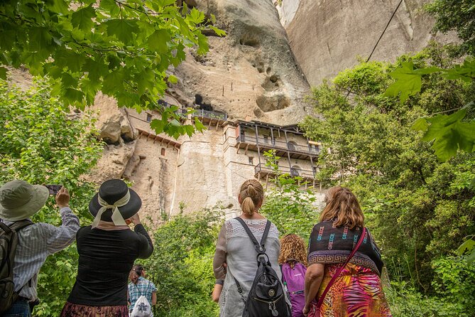 Athens: Meteora Monasteries, Caves & Coastal Stopovers with Lunch - Great Meteoro Monastery, the big one and the oldest feeling