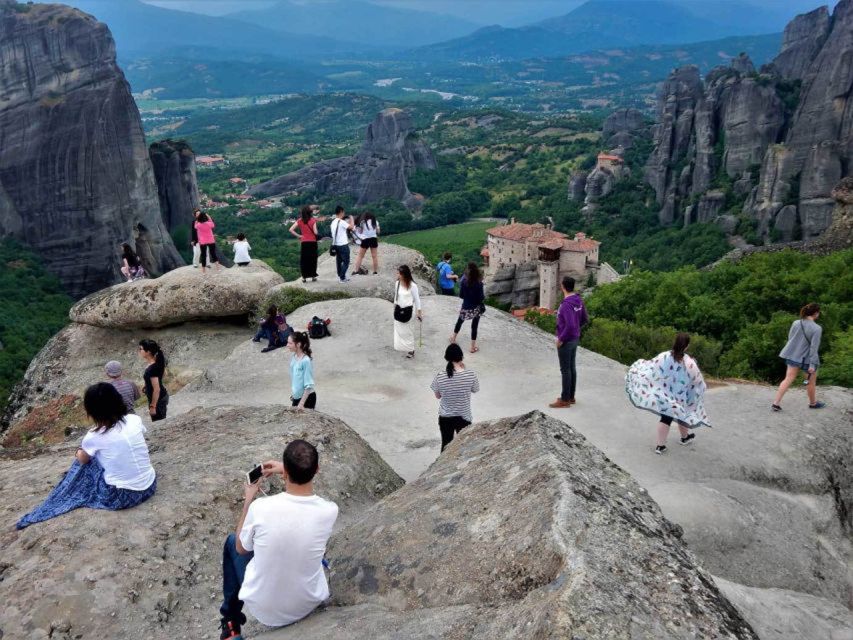 Athens: Meteora Monasteries Day Trip with Caves and Lunch - The Meteora tour on the rocks: monasteries, caves, and the stairs reality