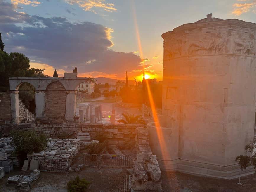 Athens: Night Walking Tour with Local Guide - St Mary’s Cathedral and Benizelos Mansion, then up toward Anafiotika