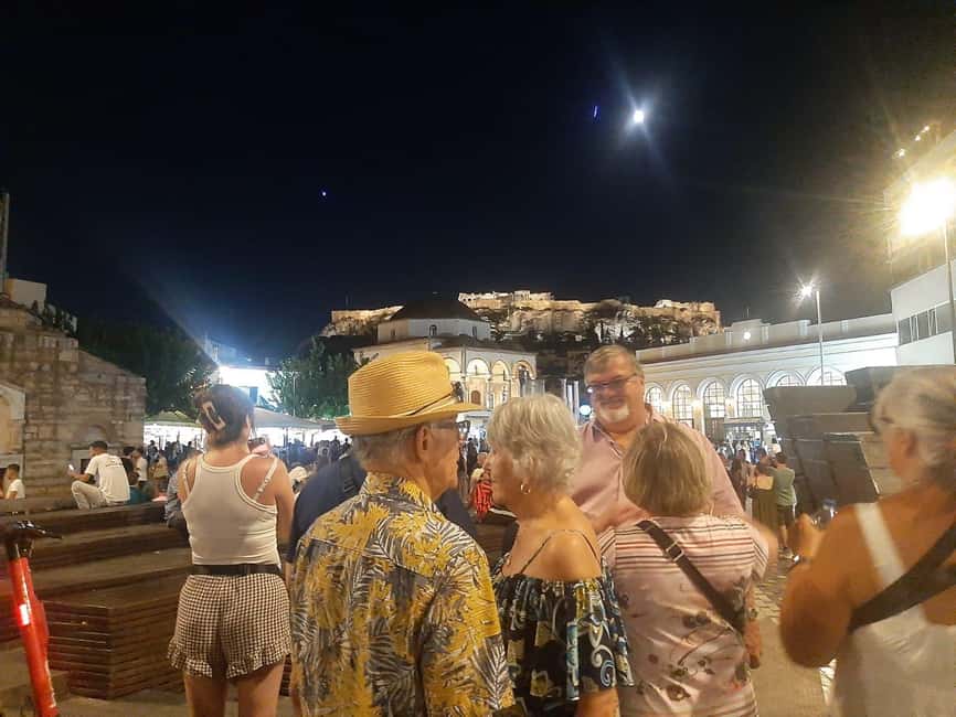 Athens panoramic tour by night with open double decker bus - Key highlights to know before you go