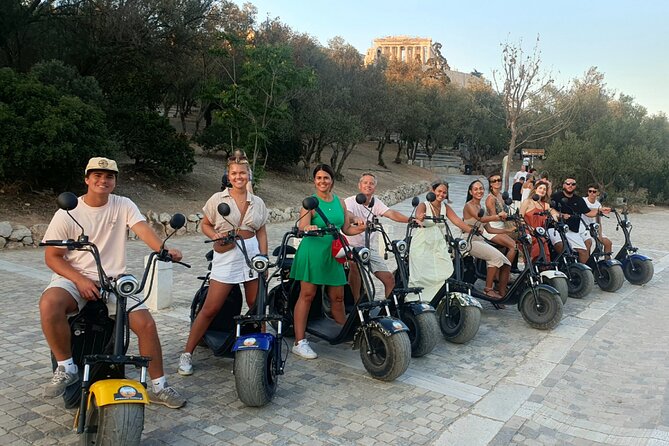 Athens: Premium Guided E-Scooter Tour in Acropolis Area - Kerameikos and the National Observatory: history zones with view breaks