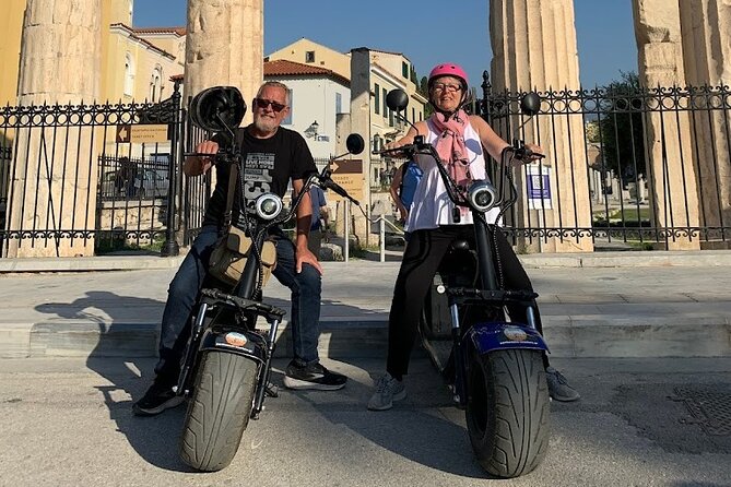 Athens: Premium Guided E-Scooter Tour in Acropolis Area - Arch of Hadrian and Temple of Olympian Zeus: Roman Athens meets big-sky views