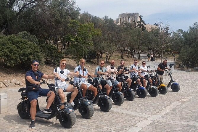 Athens: Premium Guided E-Scooter Tour in Acropolis Area - Odeon of Herodes Atticus to Thiseio: a tour that starts with big ancient theatre energy