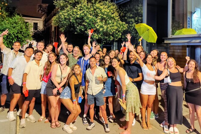 Athens Pub Crawl with 1hr Open Bar & VIP Nightclub Access - The Real Value: 3 Hours of Athens Nightlife, Without the Headache